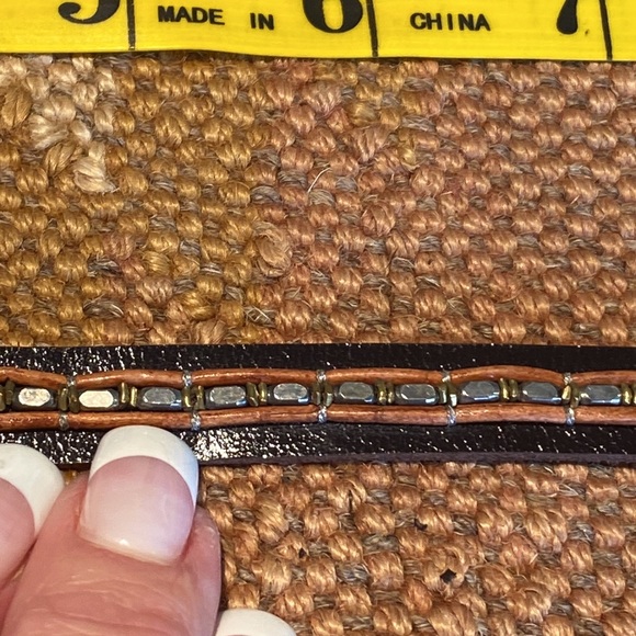 🎉 NEW‼️ SUNDANCE STERLING SILVER LEATHER BRACELET ‼️ - Picture 8 of 12